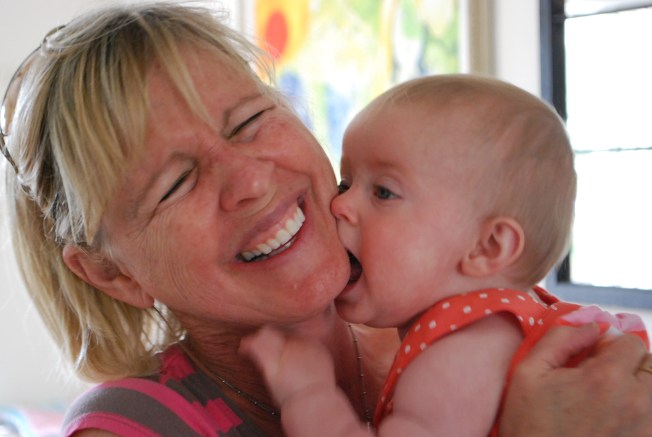 teething on gramma