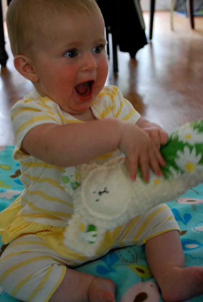 ellie likes her toys