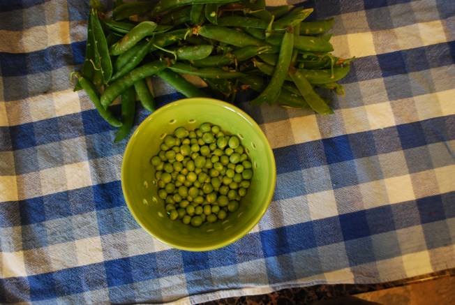 farmers market peas