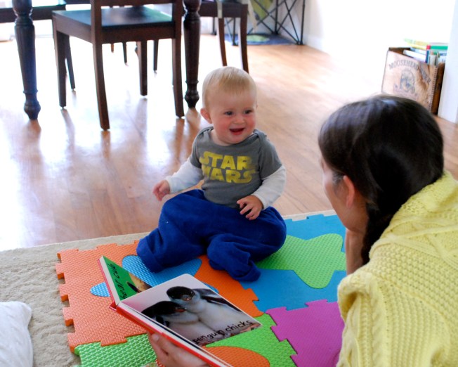 reading to boo happy