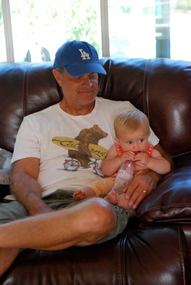 grandpa and baby