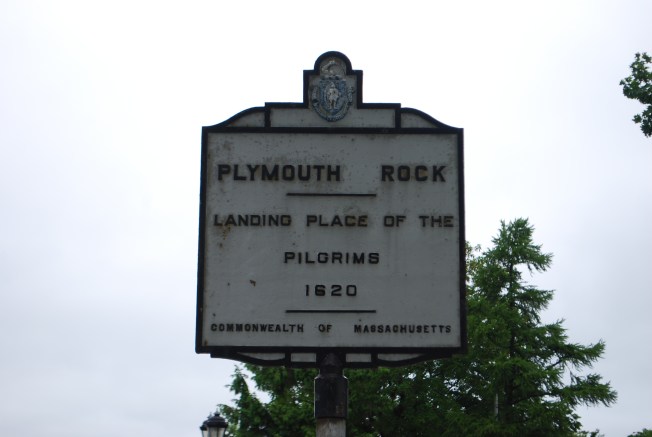 plymouth rock sign