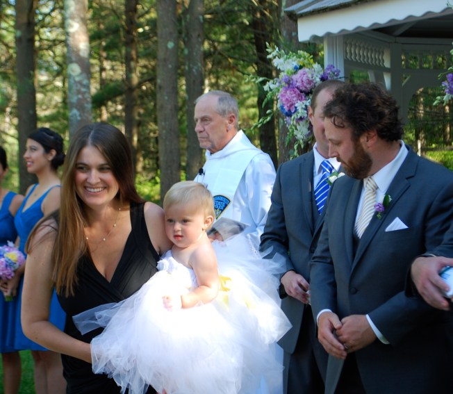 walking down the aisle