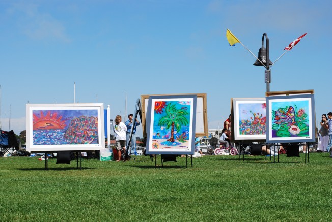 art show on the wharf