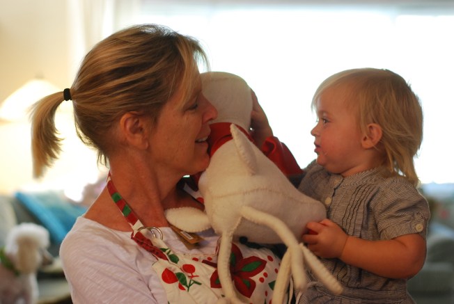 gma and the reindeer