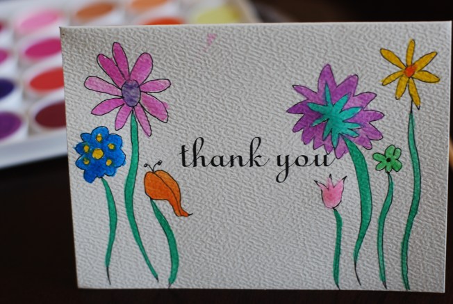 thank you card