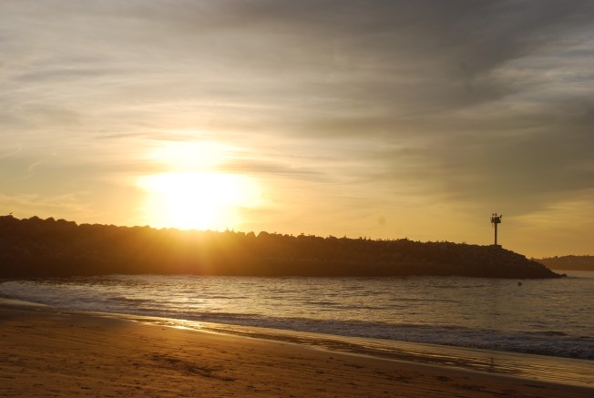 sunset at mothers beach