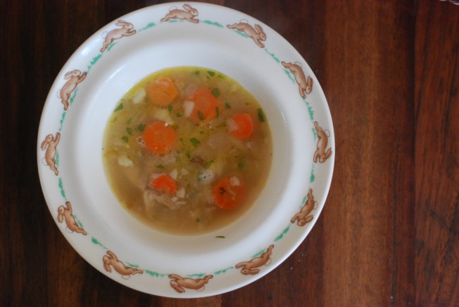 homemade chicken soup