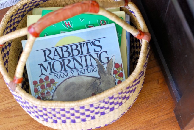 library basket o books