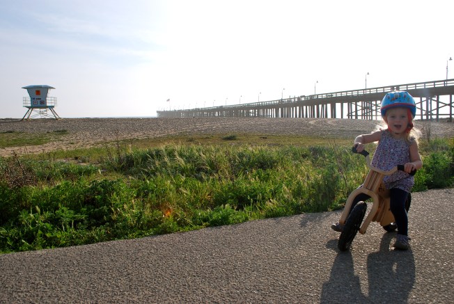 bike and pier